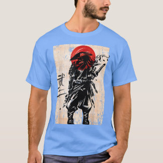 T-shirt Vintage Samurai Warrior Bushido Code japonais Swat