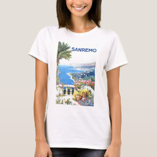 T-shirt Vintage San Remo Italie Europe Travel