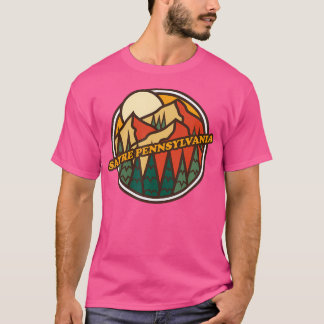 T-shirt Vintage Sayre Pennsylvania Mountain Randonnée Souv