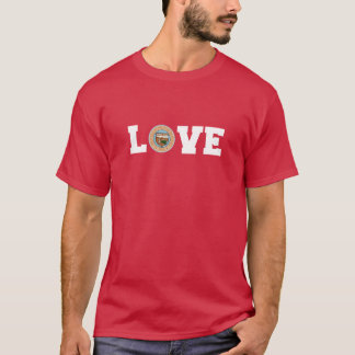 T-shirt Vintage Sceau de l'État d'Arizona Amour Actif
