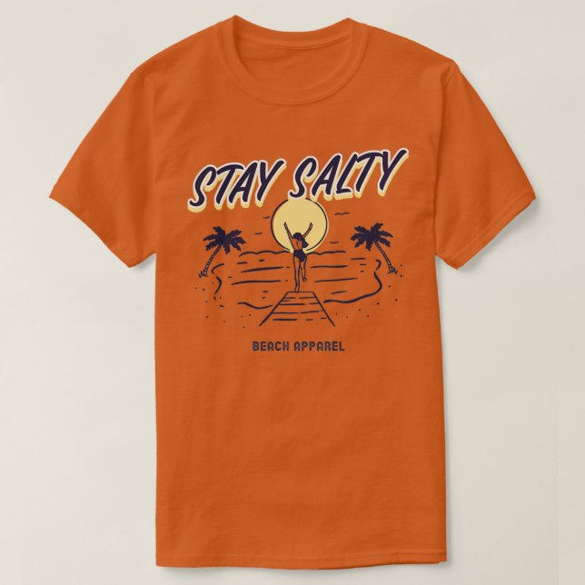 T-shirt Vintage séjour salé (Design devant)