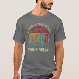 T-shirt Vintage Septembre 2007 13E Cadeaux Anniversaires P