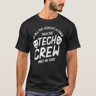 T-shirt Vintage Si tout le monde est une scène alors la te