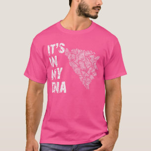 T-shirt Vintage Son Dans Mon Adna Brésil Carte Empreinte B