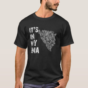 T-shirt Vintage Son Dans Mon Adna Brésil Carte Empreinte B