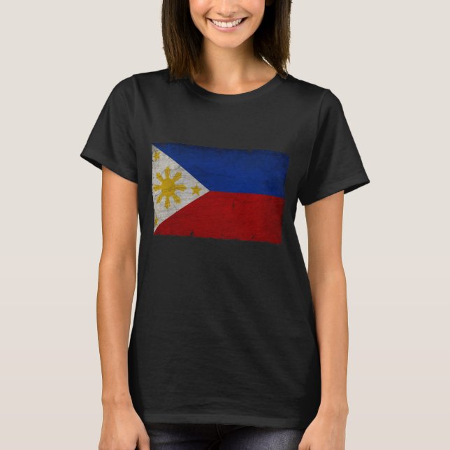 T-shirt VINTAGE SOUVENIR CADEAU PHILIPPINES (Devant)