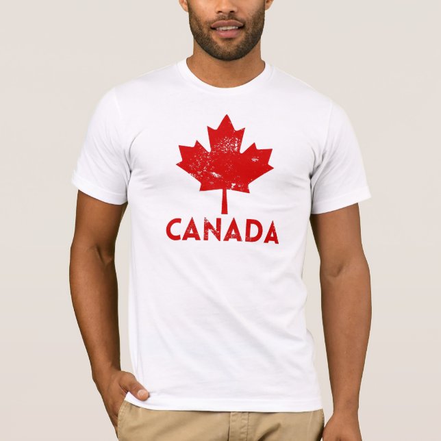 T-shirt Vintage souvenir Canada (Devant)