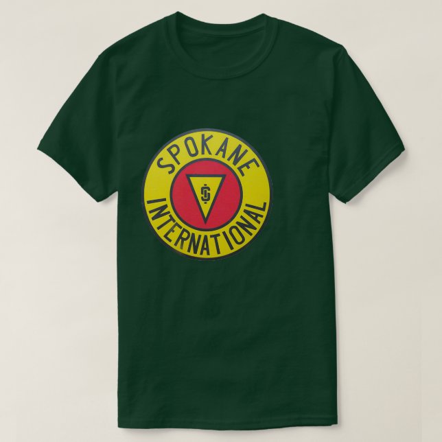 T-shirt Vintage Spokane International Railroad (Design devant)