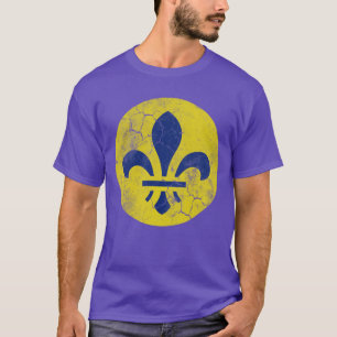 T-shirt Vintage St Louis Fleur De Lis