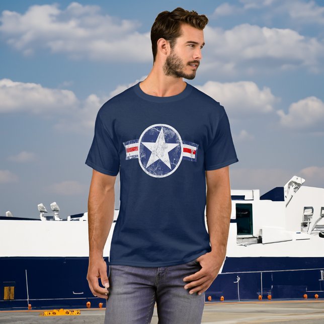 T-shirt Vintage Star Patriotique (vintage army air corps tshirt)