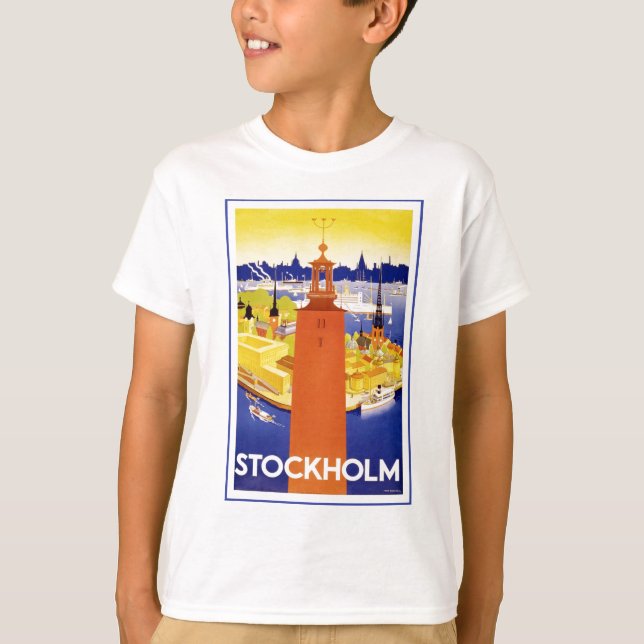 T-shirt Vintage Stockholm (Devant)