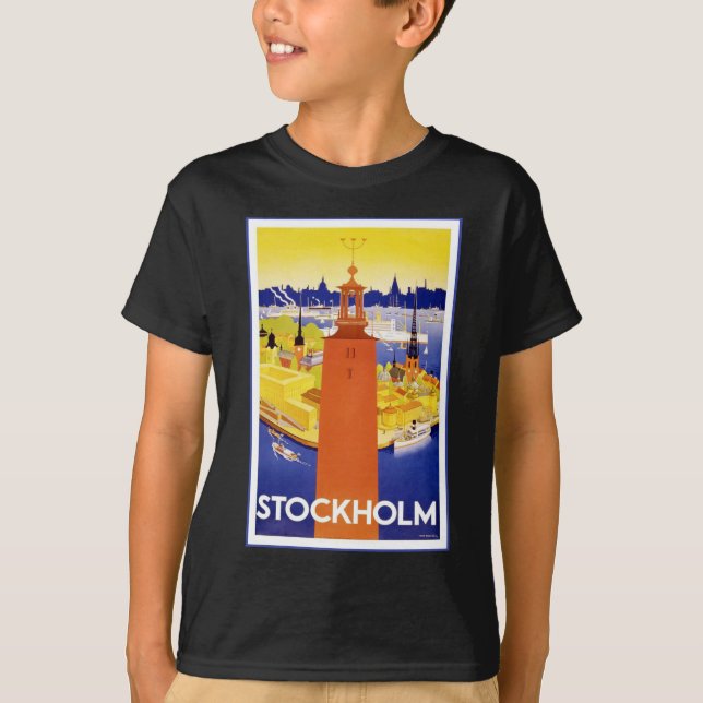 T-shirt Vintage Stockholm (Devant)