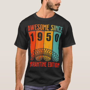 T-shirt Vintage stupéfiant depuis 1950 Anniversaire 70 Qua
