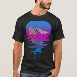 T-shirt Vintage Sunset Guppy Retro