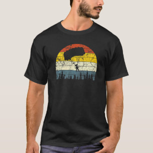 T-shirt Vintage Sunset Retro Skydiving Retro Parachute S