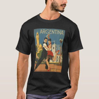 T-shirt Vintage Tango Argentina Funny Tango Lovers