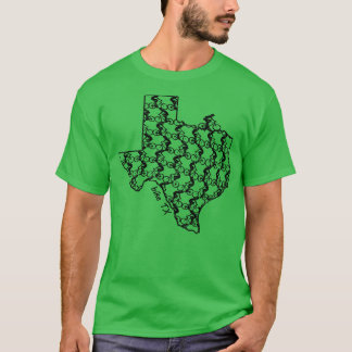 T-shirt Vintage Texas Cyclisme State Vélo TX Vélo Ri