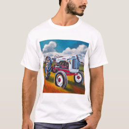 T-shirt Vintage Tractor Painting - Gift for Tractor Lovers