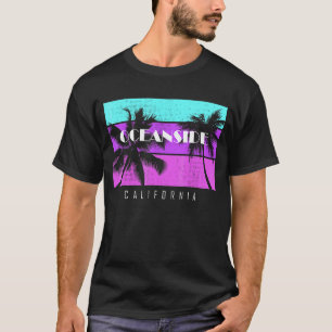 T-shirt Vintage Vacances en famille California Oceanside B