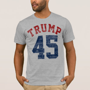T-shirt Vintage Varsity Pro Président Donald Trump 45