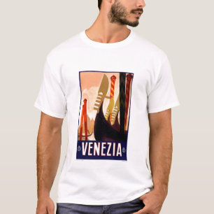 T-Shirt-Vintage Venedig, Italien T-Shirt