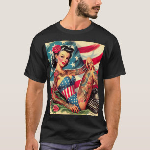 T-shirt Vintage Vieux Tatouage