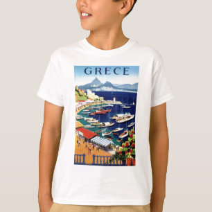 T-shirt Vintage voyage Athènes Grèce