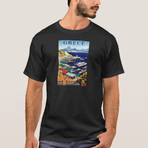 T-shirt Vintage voyage Athènes Grèce