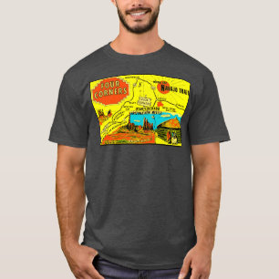 T-shirt Vintage voyage du monument Four Corners