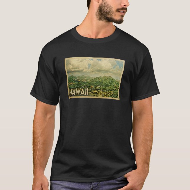 T-shirt Vintage voyage Hawaï (Devant)