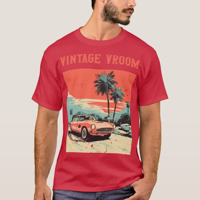 T-shirt Vintage Vroom (Devant)