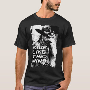 T-shirt Vintage Wild West Cowboy Dire pour le Rodéo