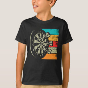 T-shirt Vintages fléchettes en tableau noir Bullseye Arro
