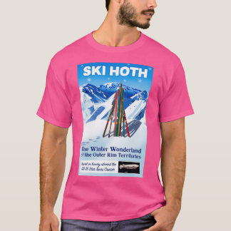 T-shirt VintageStyle Ski Hoth Travel