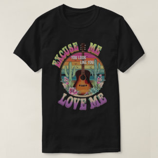 T-shirt Vintge Country Music Excusez-Moi Vous Ressemblez À
