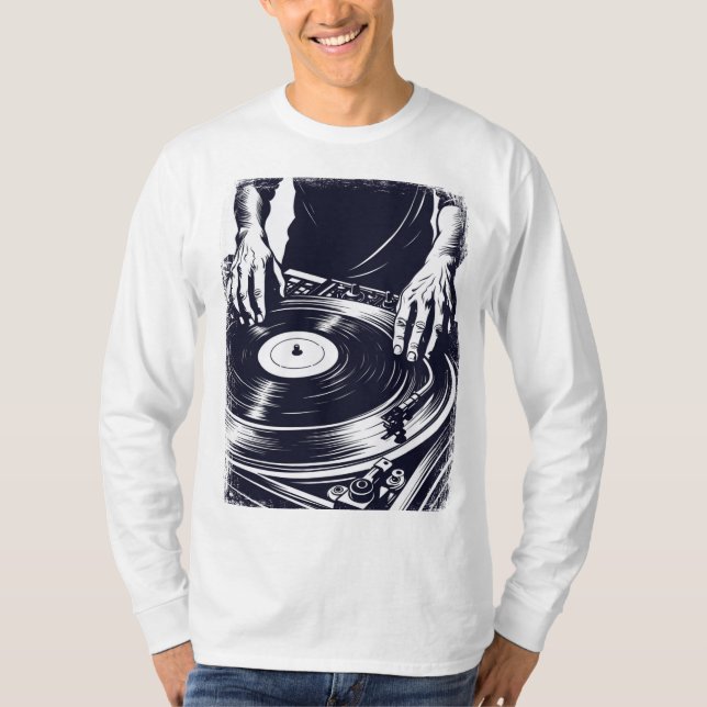 T-shirt Vinyl DJ (Devant)