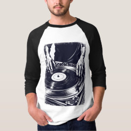 T-shirt Vinyl DJ