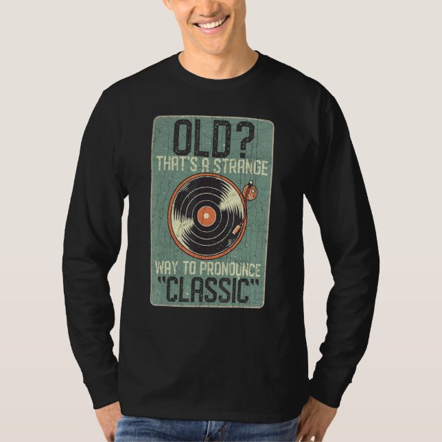 T-shirt Vinyl Inspirés Vinyl Records Connexes Vinyl Citati (Devant)