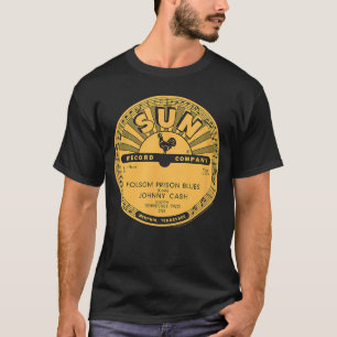 T-shirt Vinyl Johnny Cash Folsom Prison Blues Petit garçon