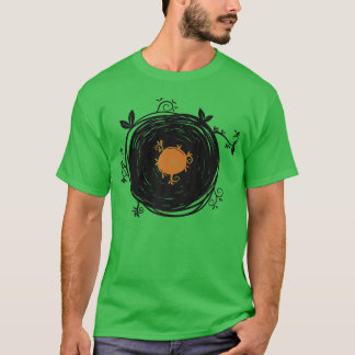 T-shirt Vinyl Nature 1950 s Musique Rock Classique Rétro f