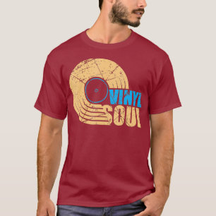 T-shirt Vinyl Soul Old School DJ Tourne-disques LP Vinyl