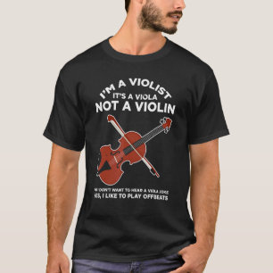 T-shirt Viola Jouer Viola Musique Violoniste Joueur Orches