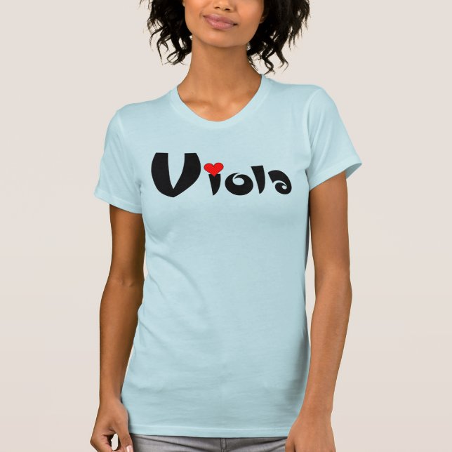 T-shirt Viola Petit Coeur (Devant)