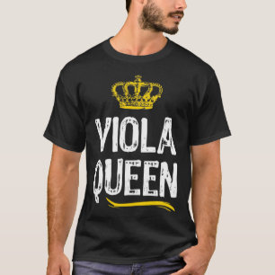 T-shirt Viola Queen femmes Joueuse Violiste Cool