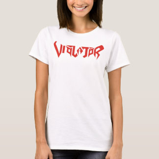 T-shirt Violateur - chemise de filles de logo