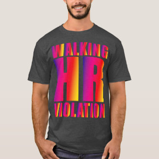 T-shirt Violation à pied de sa r 2