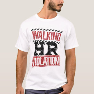 T-shirt Violation des RH à pied Cauchemar des ressources h