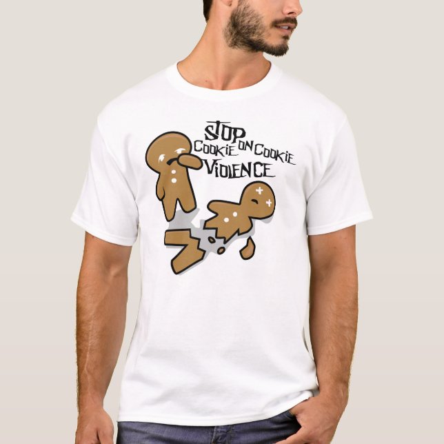 T-shirt Violence de biscuit (Devant)