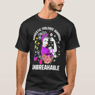 T-shirt Violence domestique Sensibilisation des guerriers 