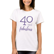 Violet 40 et Quarantième Anniversaire Fabuleux